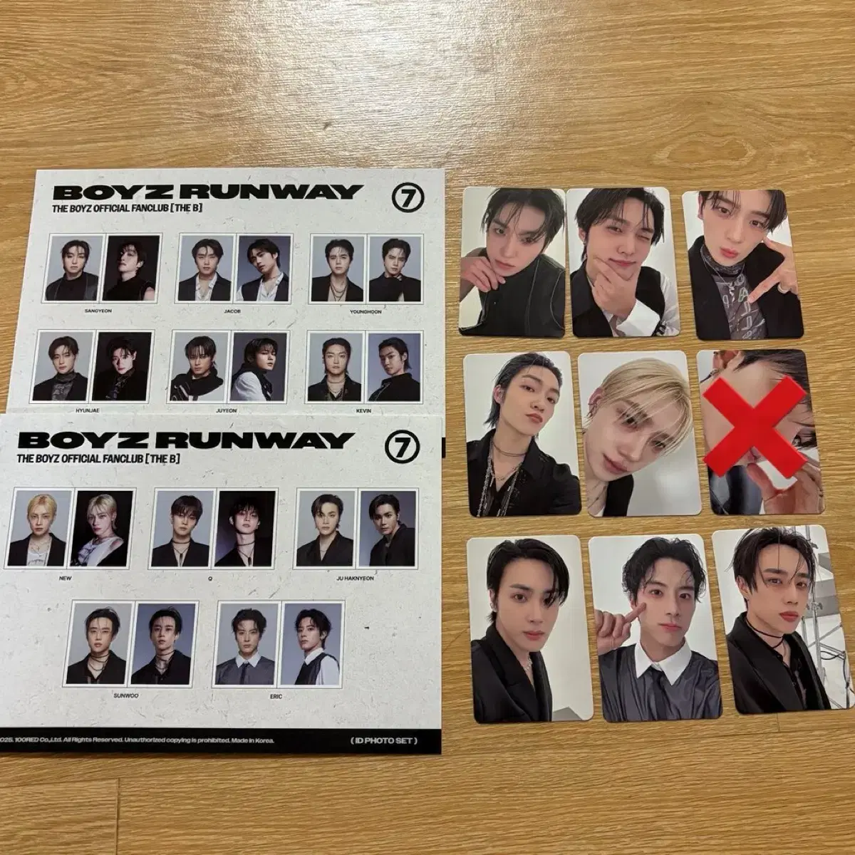 포카+증사세트]더보이즈 더비7기키트 더비키트 포카 현재 선우 주연 큐